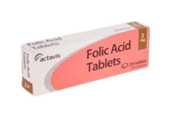 Folic Acid 5mg Tablets 28's Actavis